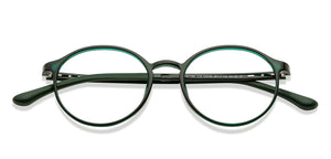 Green Round Full Rim Unisex Eyeglasses by Lenskart Air Online-210163