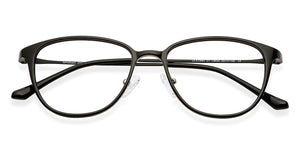 Black Square Full Rim Unisex Eyeglasses by Lenskart Air Online-151437