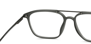 Grey Square Full Rim Unisex Eyeglasses by Lenskart Air-210172