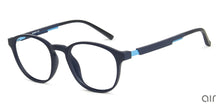 Load image into Gallery viewer, Blue Round Full Rim Unisex Eyeglasses by Lenskart Air Online-139941