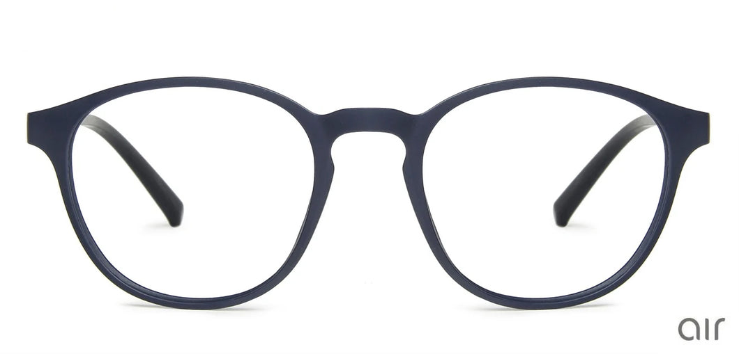 Blue Round Full Rim Unisex Eyeglasses by Lenskart Air Online-139941