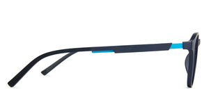 Blue Round Full Rim Unisex Eyeglasses by Lenskart Air Online-139941