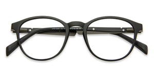 Black Round Full Rim Unisex Eyeglasses by Lenskart Air Online-139982