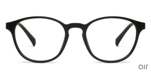 Load image into Gallery viewer, Black Round Full Rim Unisex Eyeglasses by Lenskart Air Online-139982
