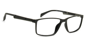 Black Rectangle Full Rim Unisex Eyeglasses by Lenskart Air Online-139995