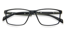 Load image into Gallery viewer, Black Rectangle Full Rim Unisex Eyeglasses by Lenskart Air Online-139995
