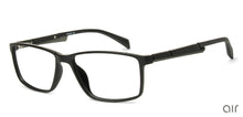 Load image into Gallery viewer, Black Rectangle Full Rim Unisex Eyeglasses by Lenskart Air Online-139995