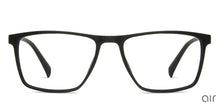 Load image into Gallery viewer, Black Rectangle Full Rim Unisex Eyeglasses by Lenskart Air Online-139999