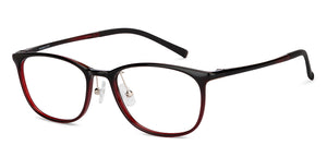 Black Rectangle Full Rim Unisex Eyeglasses by Lenskart Air-204312
