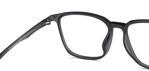Grey Square Full Rim Unisex Eyeglasses by Lenskart Air-149643