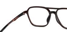 Load image into Gallery viewer, Brown Aviator Full Rim Unisex Eyeglasses by Lenskart Air-149645