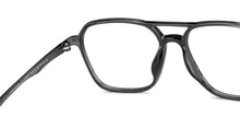 Load image into Gallery viewer, Black Aviator Full Rim Unisex Eyeglasses by Lenskart Air-149646