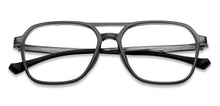 Load image into Gallery viewer, Black Aviator Full Rim Unisex Eyeglasses by Lenskart Air-149646