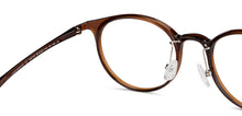 Load image into Gallery viewer, Brown Round Full Rim Unisex Eyeglasses by Lenskart Air Online-149733