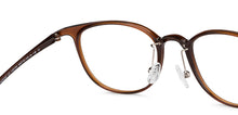 Load image into Gallery viewer, Brown Round Full Rim Unisex Eyeglasses by Lenskart Air Online-149735