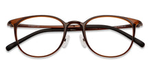 Load image into Gallery viewer, Brown Round Full Rim Unisex Eyeglasses by Lenskart Air Online-149735