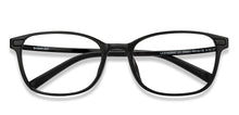 Load image into Gallery viewer, Black Rectangle Full Rim Unisex Eyeglasses by Lenskart Air-205641