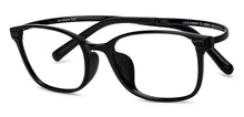 Load image into Gallery viewer, Black Rectangle Full Rim Unisex Eyeglasses by Lenskart Air-205641