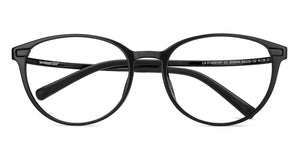 Black Round Full Rim Unisex Eyeglasses by Lenskart Air-205645