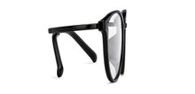 Load image into Gallery viewer, Black Round Full Rim Unisex Eyeglasses by Lenskart Air-205645