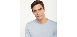 Transparent Square Full Rim Unisex Eyeglasses by Lenskart Air-150083