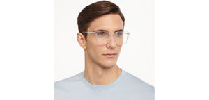 Transparent Square Full Rim Unisex Eyeglasses by Lenskart Air-150083