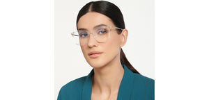 Transparent Square Full Rim Unisex Eyeglasses by Lenskart Air-150083