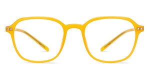 Yellow Rectangle Full Rim Unisex Eyeglasses by Lenskart Air Online-206273