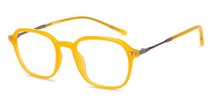 Yellow Rectangle Full Rim Unisex Eyeglasses by Lenskart Air Online-206273
