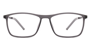 Gray Rectangle Full Rim Unisex Eyeglasses by Lenskart Air-219370