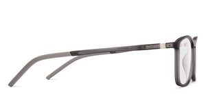 Gray Rectangle Full Rim Unisex Eyeglasses by Lenskart Air-219370