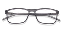 Load image into Gallery viewer, Gray Rectangle Full Rim Unisex Eyeglasses by Lenskart Air-219370