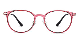 Pink Round Full Rim Unisex Eyeglasses by Lenskart Air Online-200084
