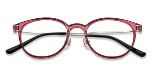 Pink Round Full Rim Unisex Eyeglasses by Lenskart Air Online-200084