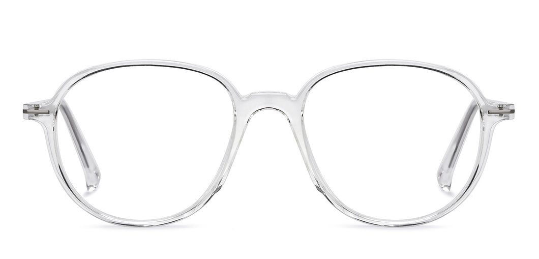 Transparent Round Full Rim Unisex Eyeglasses by Lenskart Air Online-205040