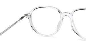 Transparent Round Full Rim Unisex Eyeglasses by Lenskart Air Online-205040