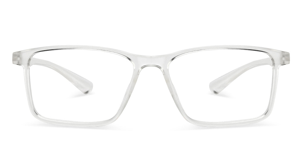 Transparent Rectangle Full Rim Unisex Eyeglasses by Lenskart Air Online-206020