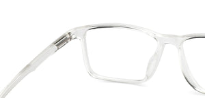 Transparent Rectangle Full Rim Unisex Eyeglasses by Lenskart Air Online-206020