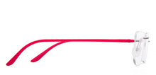 Load image into Gallery viewer, Pink Rectangle Rimless Women Eyeglasses by Lenskart Air Online-206060