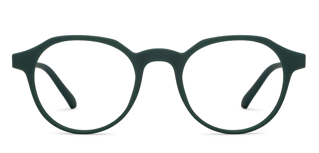 Green Round Full Rim Unisex Eyeglasses by Lenskart Air Online-206829