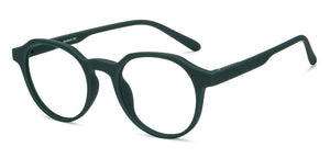 Green Round Full Rim Unisex Eyeglasses by Lenskart Air Online-206829