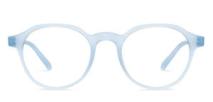 Blue Round Full Rim Unisex Eyeglasses by Lenskart Air-206830