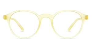 Yellow Round Full Rim Unisex Eyeglasses by Lenskart Air Online-207493