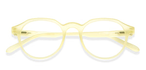 Yellow Round Full Rim Unisex Eyeglasses by Lenskart Air Online-207493