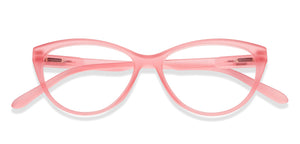 Pink Cat Eye Full Rim Women Eyeglasses by Lenskart Air-206833
