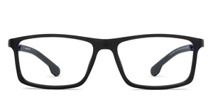 Black Rectangle Full Rim Unisex Eyeglasses by Lenskart Air Online-207552