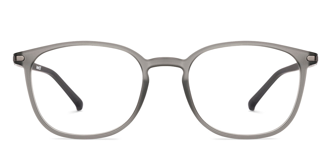 Grey Square Full Rim Unisex Eyeglasses by Lenskart Air-227626
