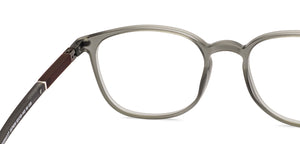 Grey Square Full Rim Unisex Eyeglasses by Lenskart Air-227626