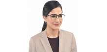 Load image into Gallery viewer, Grey Rectangle Full Rim Unisex Eyeglasses by Lenskart Air-209767