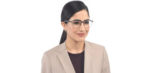 Grey Rectangle Full Rim Unisex Eyeglasses by Lenskart Air-209767